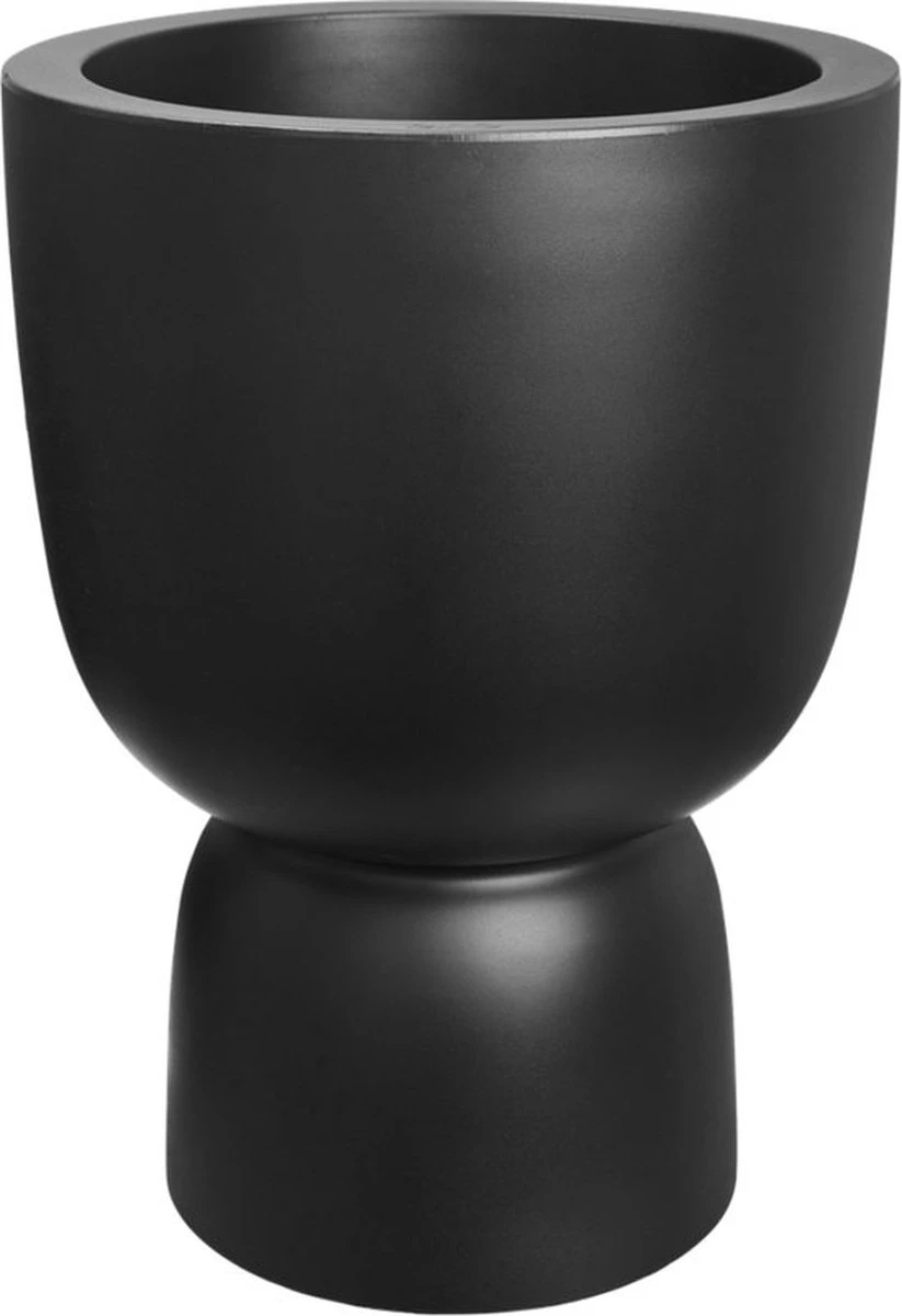 Elho Pure Coupe 41 - Bloempot Voor Binnen & Buiten - Ø 41.3 X H 57.9 Cm - Zwart/Zwart 11 Elho Pure Coupe 41 - Bloempot Voor Binnen & Buiten - Ø 41.3 X H 57.9 Cm - Zwart/Zwart - Afbeelding 11
