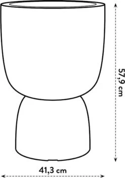 Elho Pure Coupe 41 - Bloempot Voor Binnen & Buiten - Ø 41.3 X H 57.9 Cm - Zwart/Zwart 20 Elho Pure Coupe 41 - Bloempot Voor Binnen & Buiten - Ø 41.3 X H 57.9 Cm - Zwart/Zwart -Tuinwinkel 843x1200 1