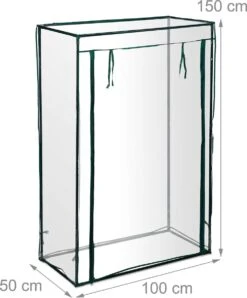 Relaxdays Tomatenkas 150x100x50 Cm - Tuinkas Tomaten - Foliekas - Serre - Kweekkas - PVC 24 Relaxdays Tomatenkas 150x100x50 Cm - Tuinkas Tomaten - Foliekas - Serre - Kweekkas - PVC -Tuinwinkel 994x1200